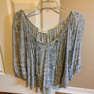 Abercrombie and Fitch paisley blouse
